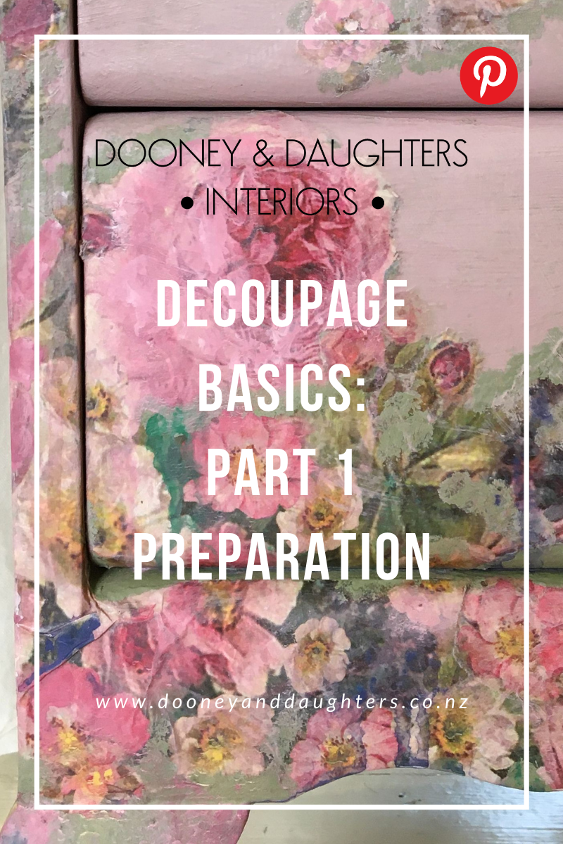 Decoupage Basics Part 1: Preparation