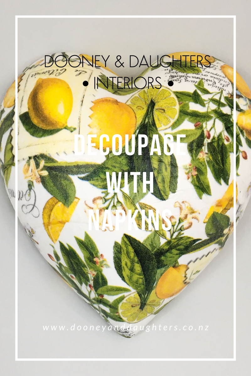 Decoupage with Napkins