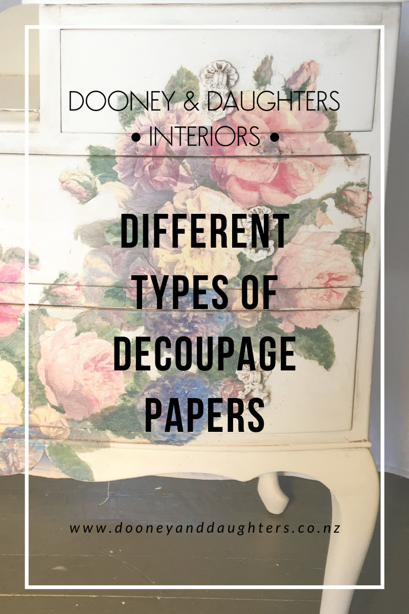 Different Types of Decoupage Papers