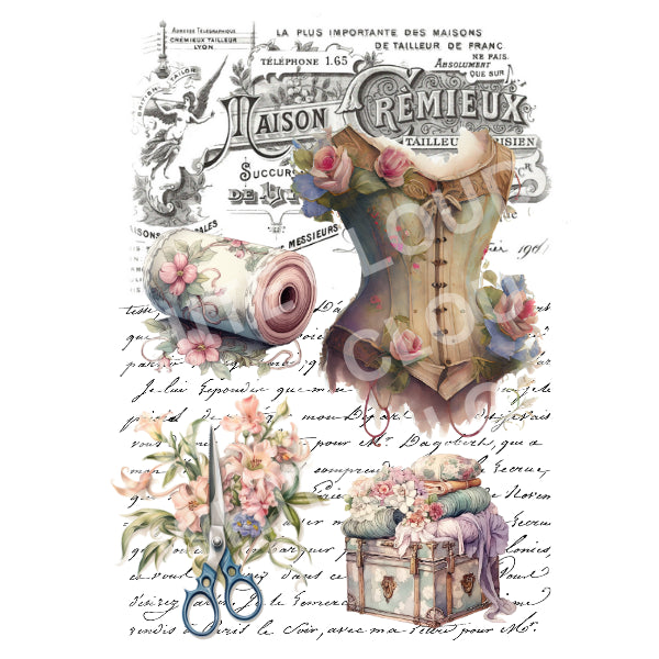 Chambre De Couture White Cloud Decor Transfer