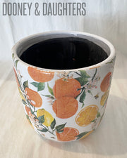 Large Pot - Citrus & Bees
