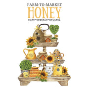 Farm to Market Honey White Cloud Decor Transfer