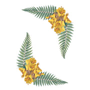 Fern & Kowhai Corners White Cloud Transfers