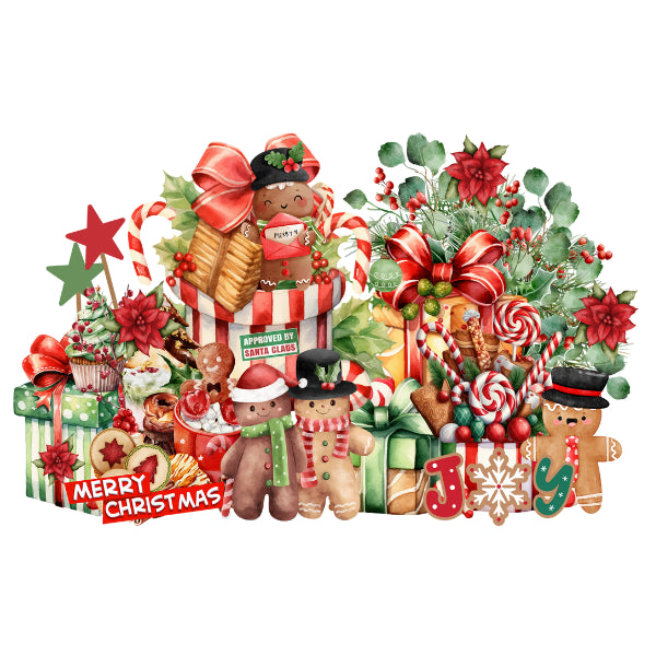 Festive Treats 1 White Cloud Decor Transfer