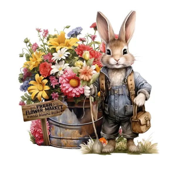 Flower Market Bunny