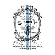 French Bee 2 White Cloud Decor Transfer