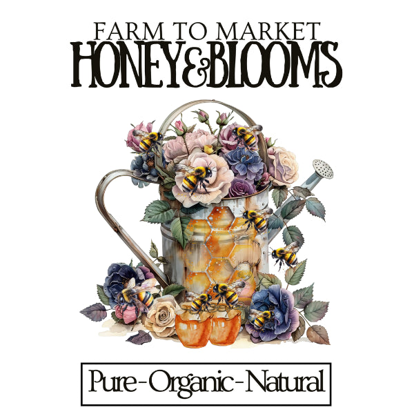 Honey & Blooms White Cloud Decor Transfer