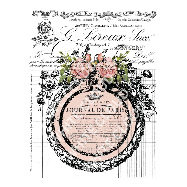 Journal De Paris White Cloud Decor Transfr