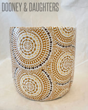 Large Pot - Neutral Circles