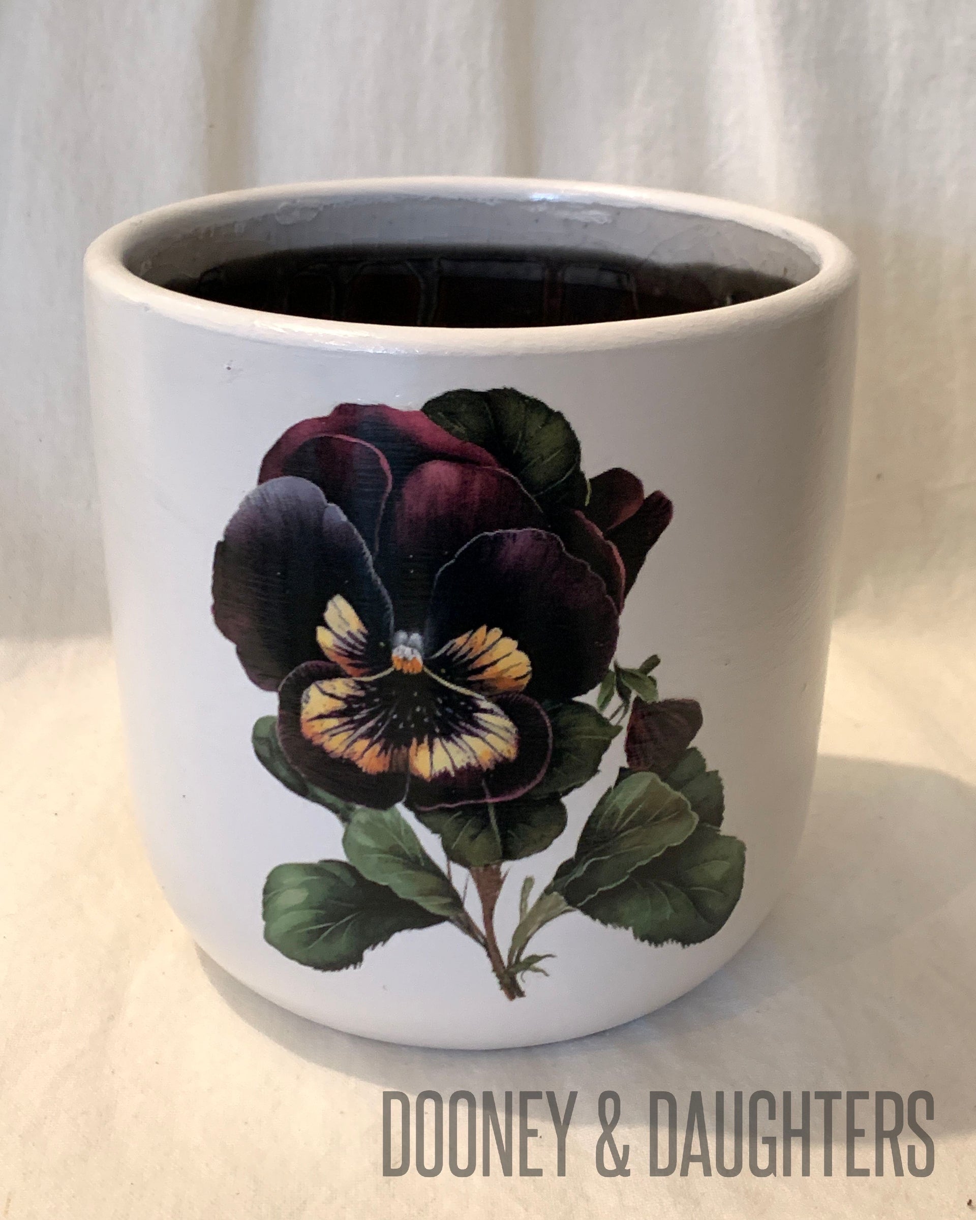 Large Pot - Wild Pansy