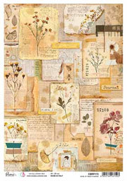 Book of Dried Flowers A4 Rice Paper