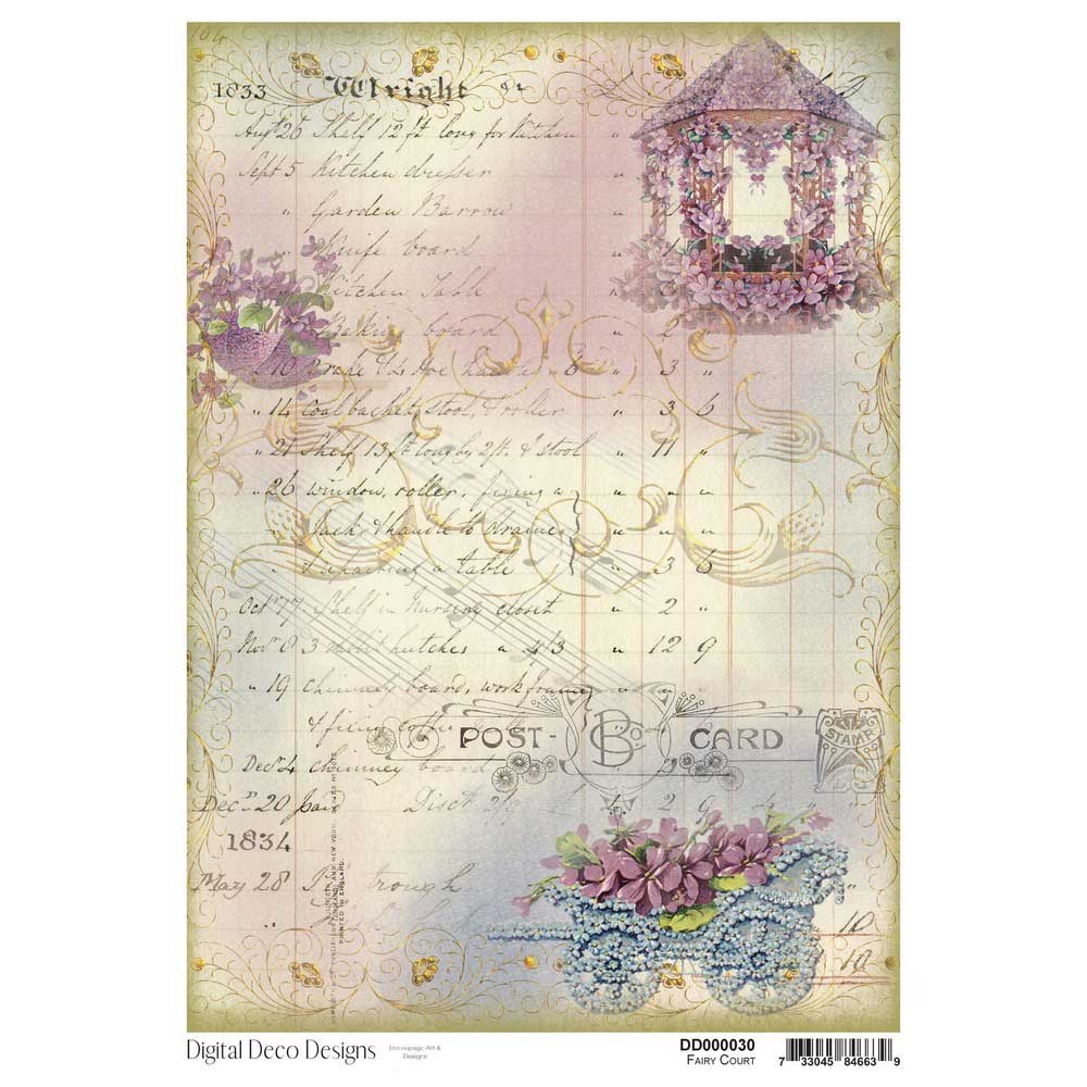 A4 Rice Paper Fairy Court