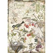 A4 Rice Paper - Flowers & Fruits