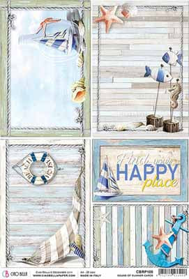 A4 Rice Paper - Sound of Summer Cards