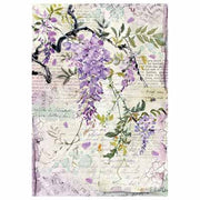 A4 Rice Paper - Wisteria