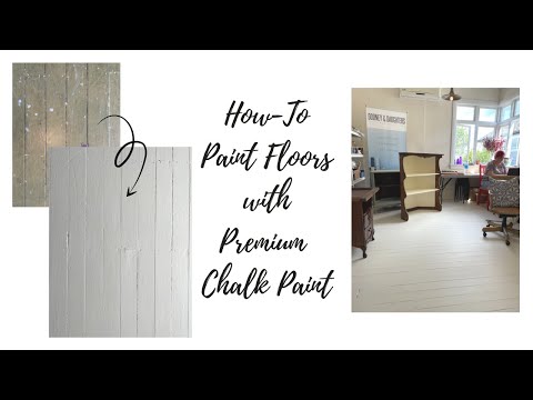 How-To Paint Floors with Premium Chalk Paint YouTube video