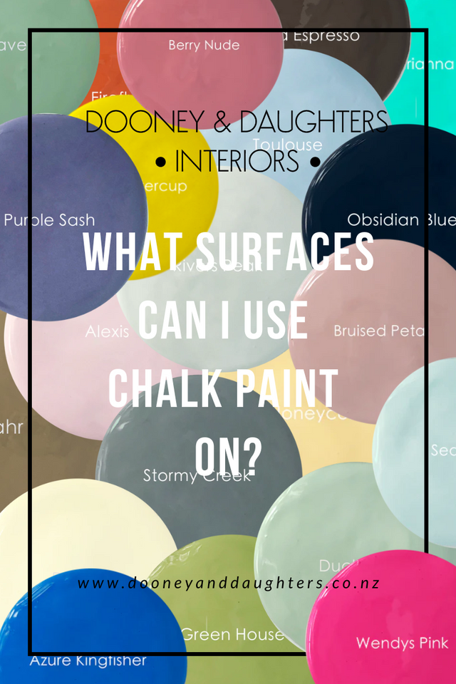 What Surfaces Can I Use Chalk Paint On? Dooney & Daughters