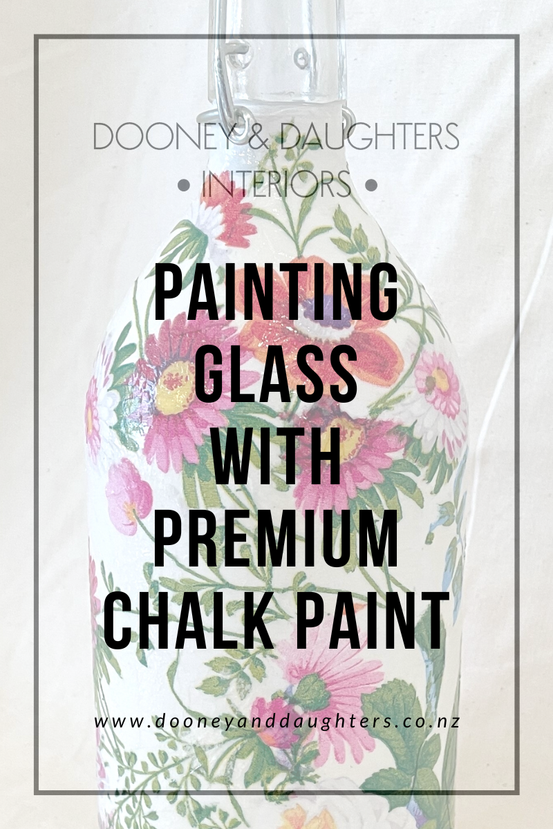 Painting Glass with Premium Chalk Paint