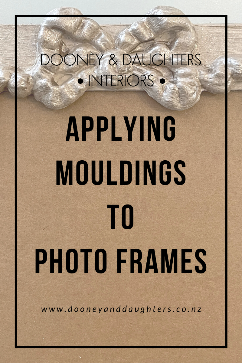 Applying Mouldings To Photo Frames