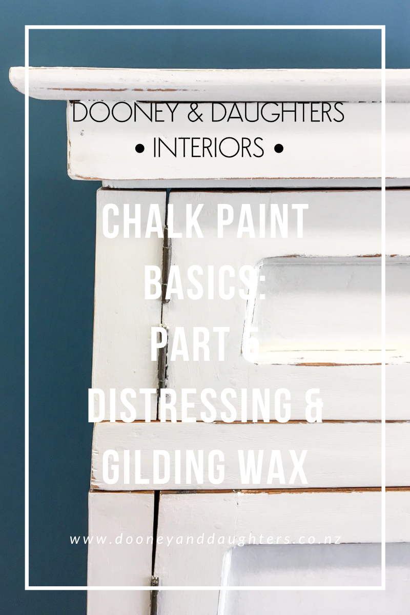 Chalk Paint Basics: Distressing & Gilding Wax