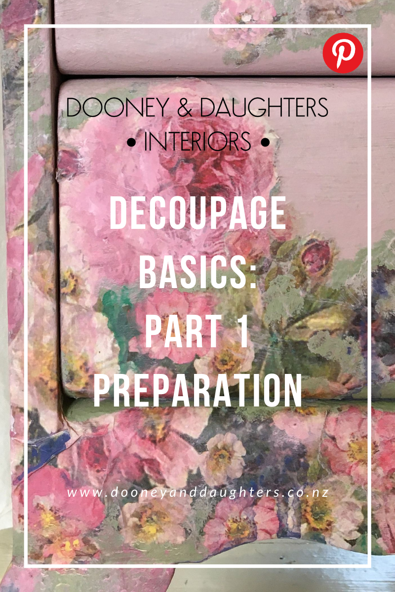 Decoupage Basics Part 1: Preparation 