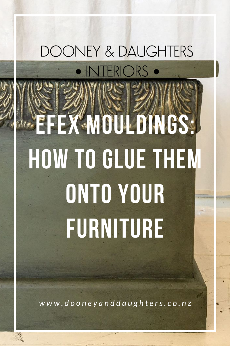 Efex Mouldings: How to glue them on your furniture