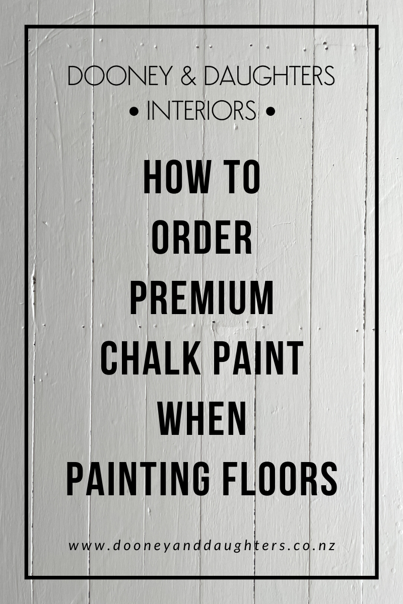 How To Order Chalk Paint When Painting Your Floors