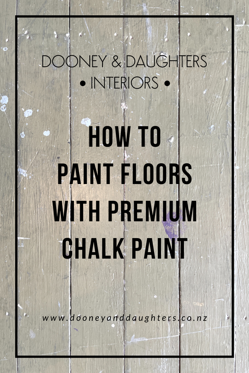 How To Paint Floors With Premium Chalk Paint