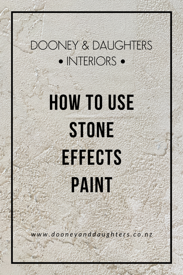 How To Use Stone Effects Paint Dooney & Daughters