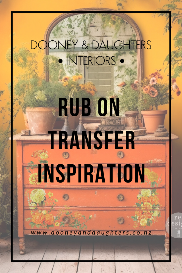 Rub On Transfer Inspiration Dooney & Daughters