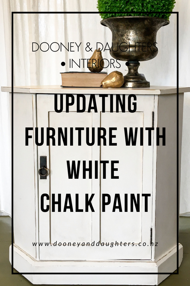 Updating Furniture With White Chalk Paint Dooney & Daughters