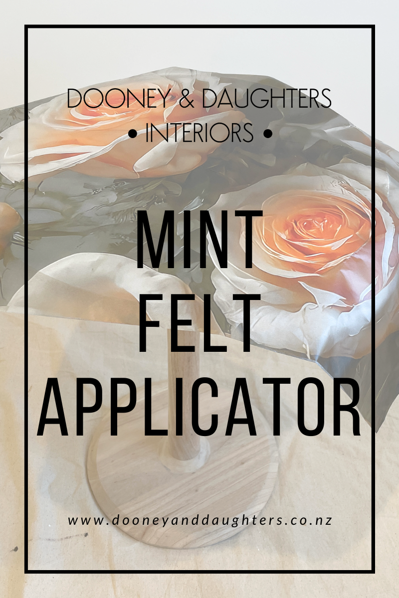 Applying Decoupage Papers With The Mint Felt Applicator