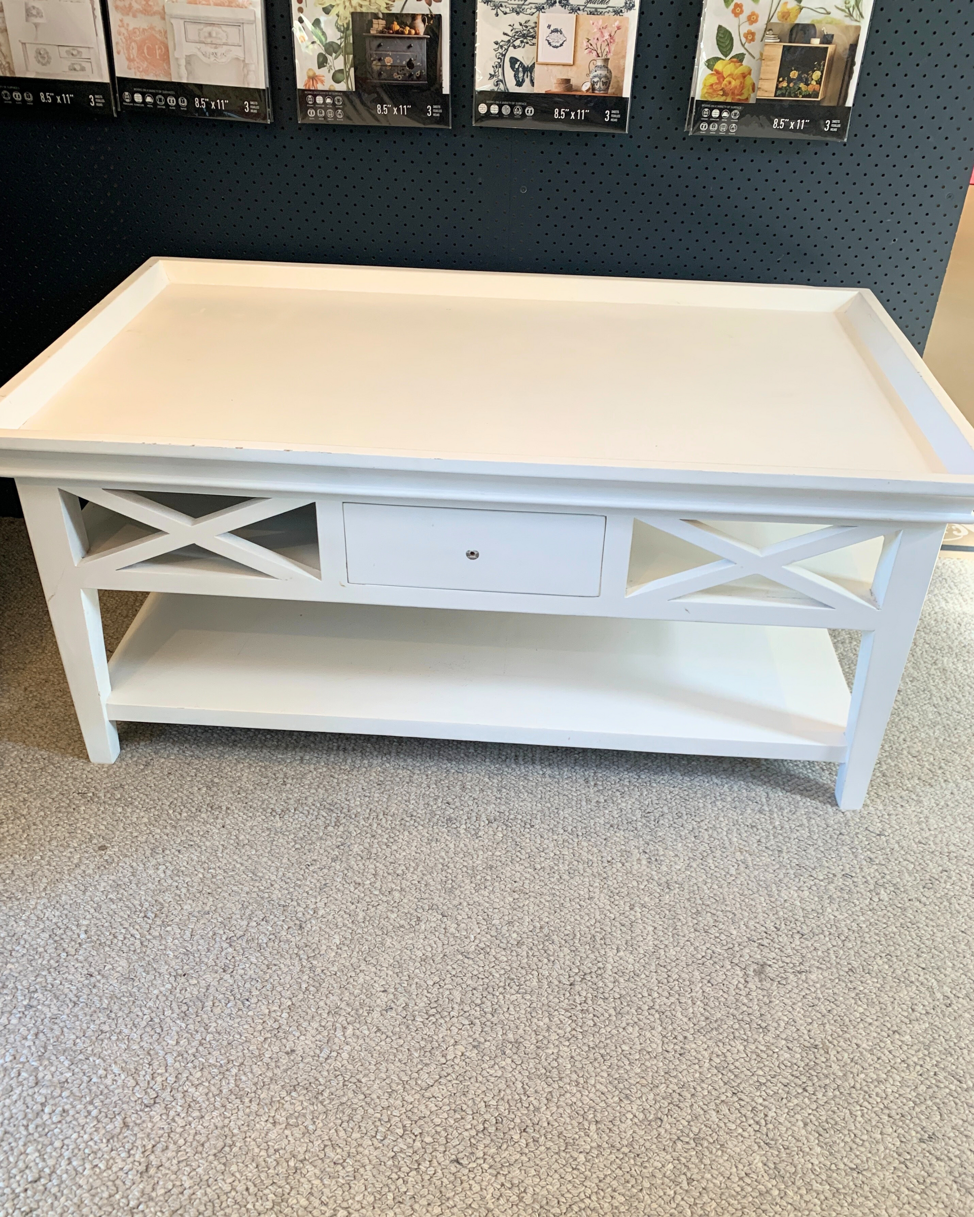 Rustic Coffee Table Before