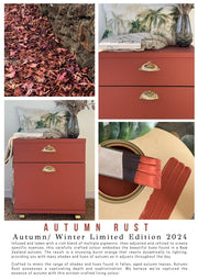 New Zealand autumn palette – Autumn Rust wall paint inspired by fallen leaves