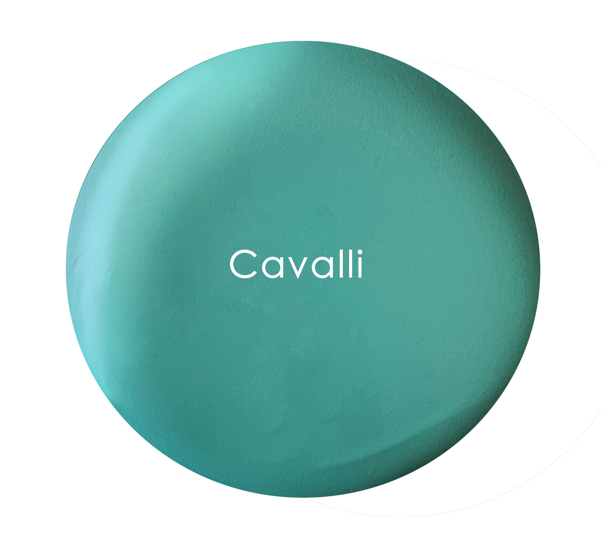 Cavalli chalk paint swatch – artisan sea green with mid-blue undertones