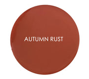 Autumn Rust luxury wall paint swatch – rich burnt orange tone with earthy undertones