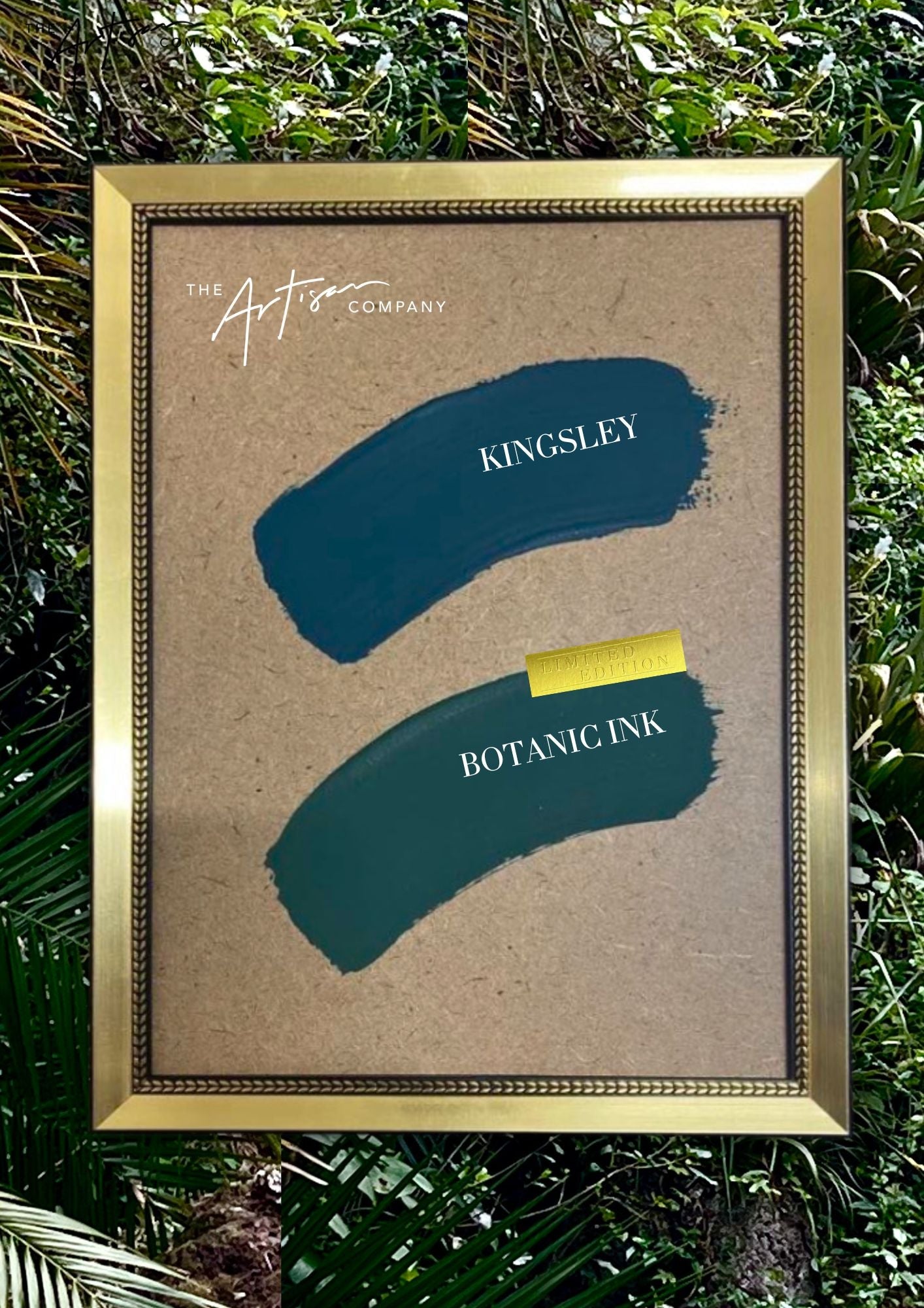 Botanic Ink wall paint tin – rich green interior paint with vibrancy