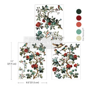 The Rosy Nest rub on transfer by redeesign with prima