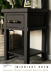 Midnight Brew wall paint – dark chocolate meets charcoal interior tone