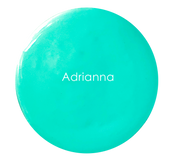 Adrianna wall paint swatch – vibrant blue-green artisan colour