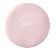 Alexis wall paint swatch – soft pale pink artisan finish