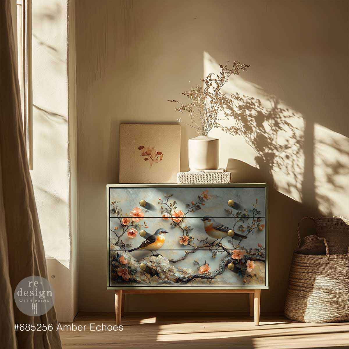 Decoupage Fiber - Amber Echoes