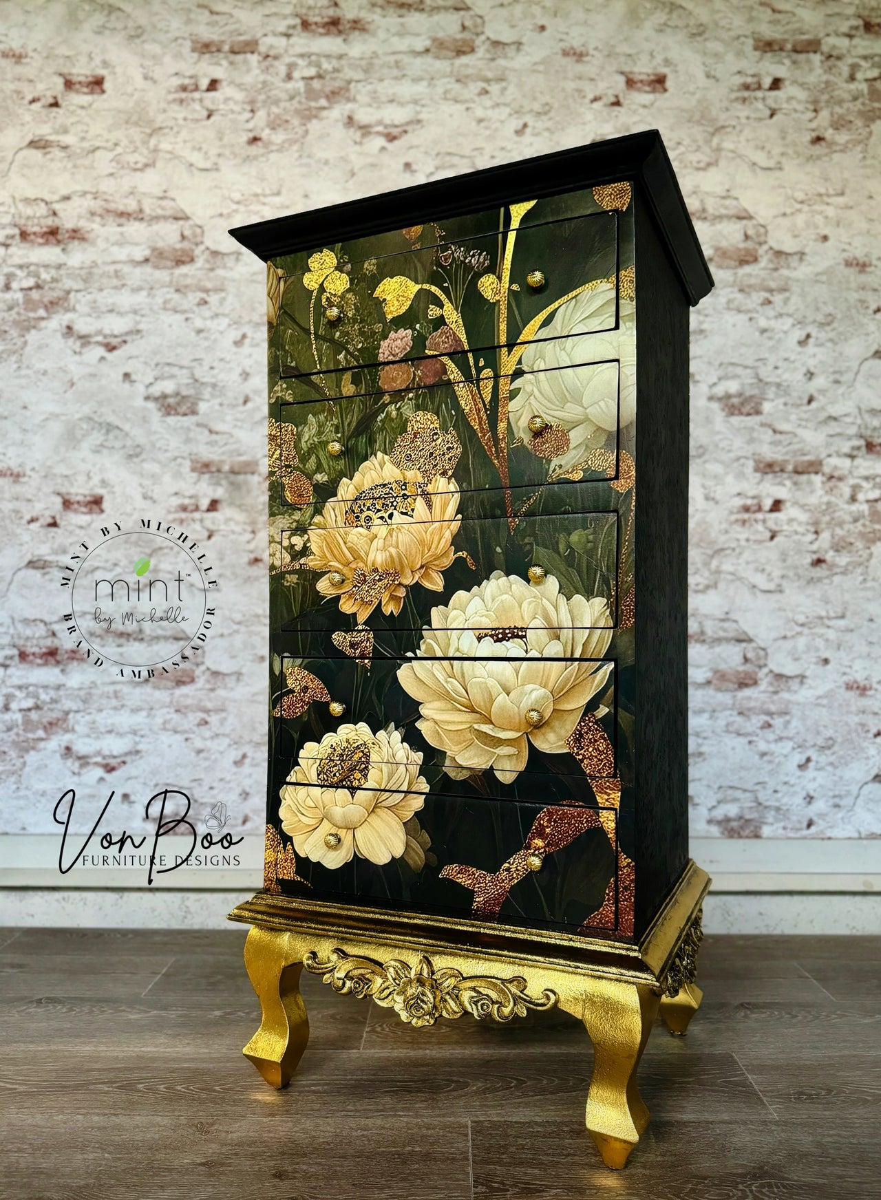 Autumn Blossoms Decoupage Paper
