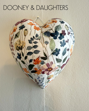 Medium Heart - Autumn Flowers