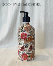 Autumn Flowers Soap Dispenser