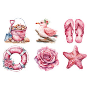 Beach Day 2 White Cloud Decor Transfer