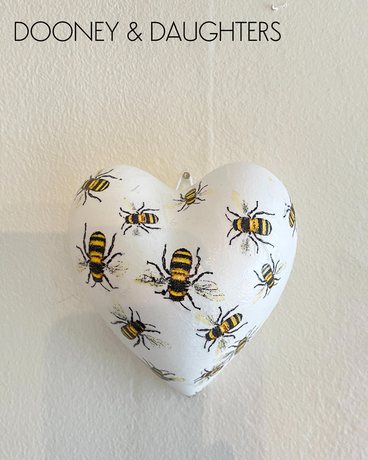 Mini Heart - Bees All Over