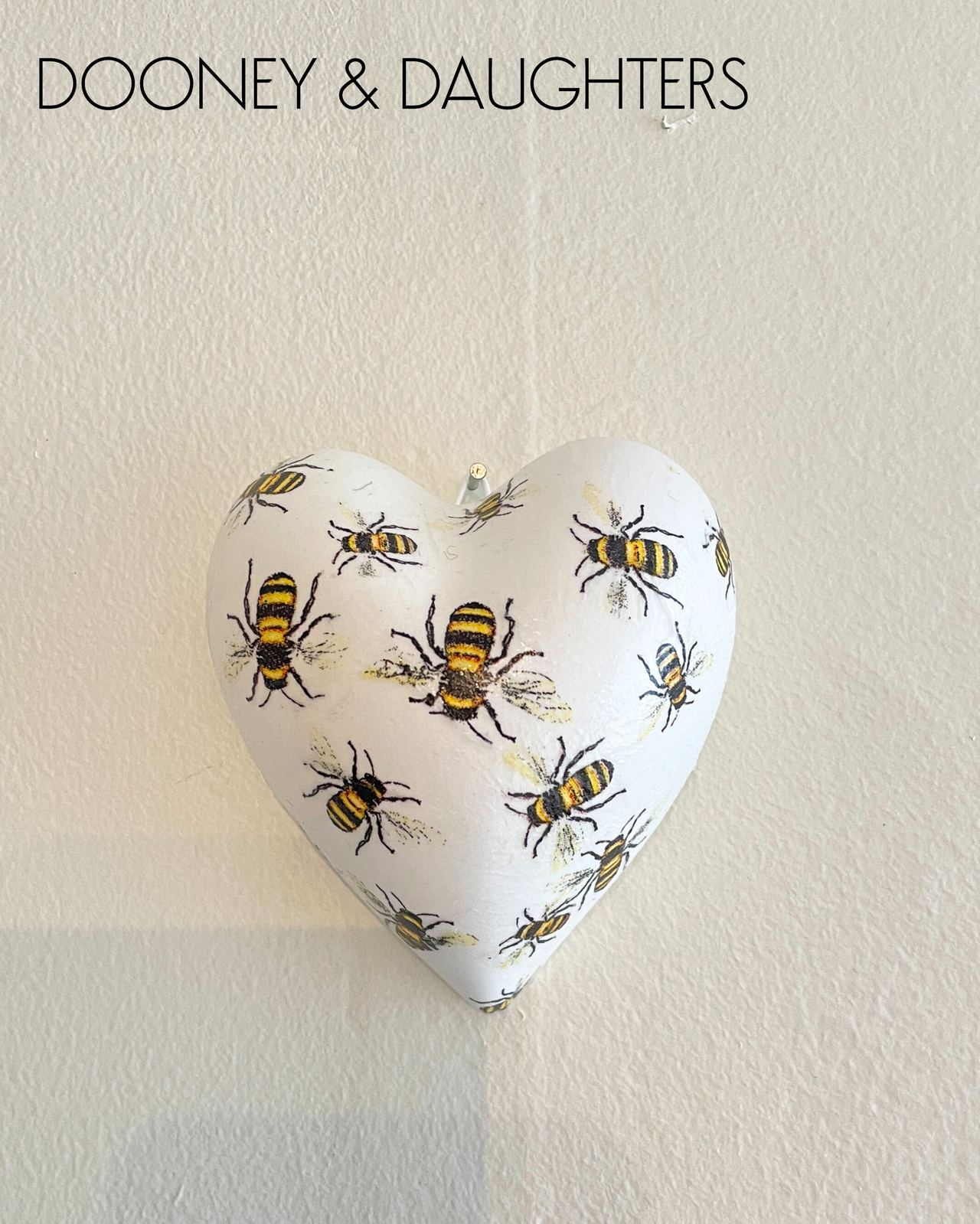 Mini Heart - Bees All Over