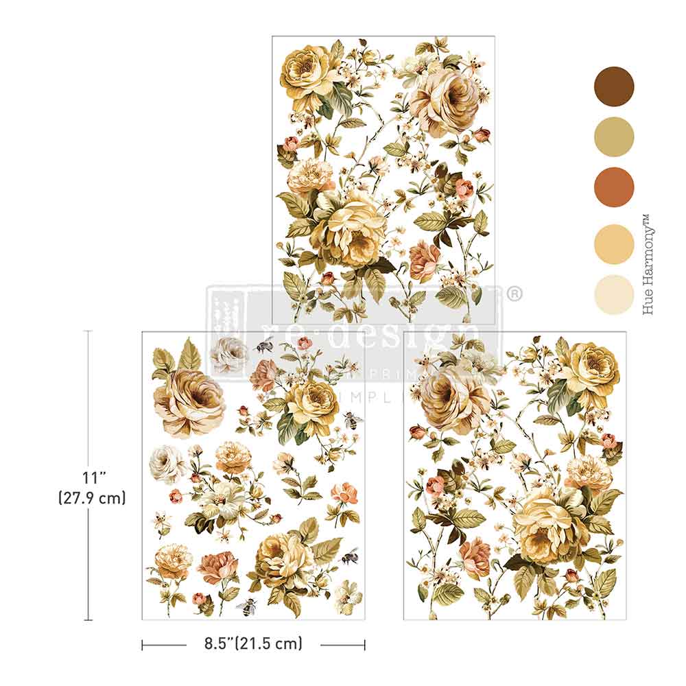 Belle Epoque Blooms Redesign Middy Transfer