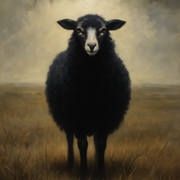 Black Sheep Decoupage Paper